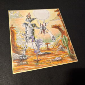 DISEGNO ORIGINALE: The Coyote Machine dalla serie Willy E. Coyote